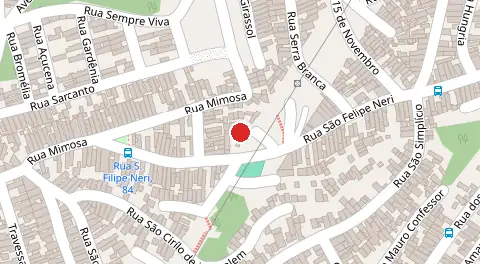 Mapa da localização
