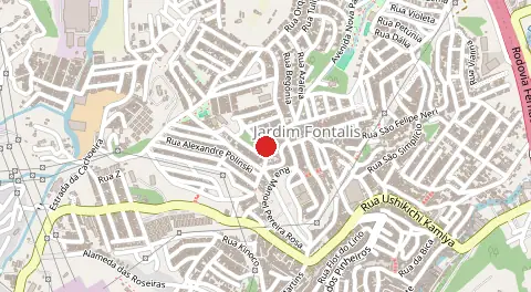 Mapa de Jardim da Cachoeira