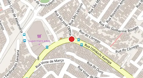 Mapa da localização