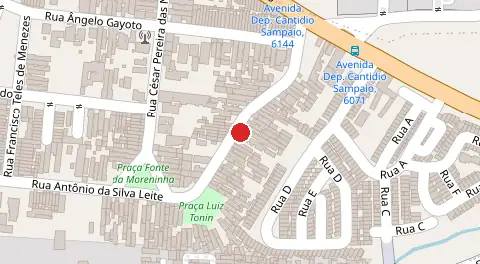 Mapa da localização