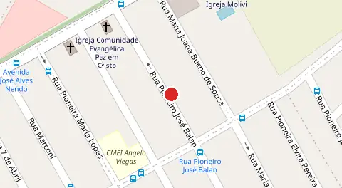 Mapa da localização