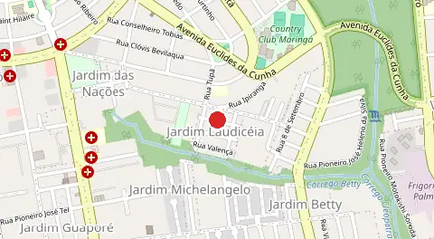 Mapa de Jardim Laudiceia