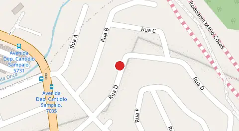 Mapa da localização