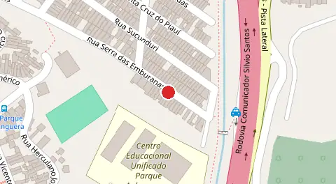 Mapa da localização