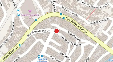 Mapa da localização
