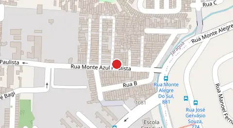 Mapa da localização