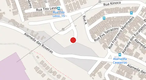 Mapa da localização