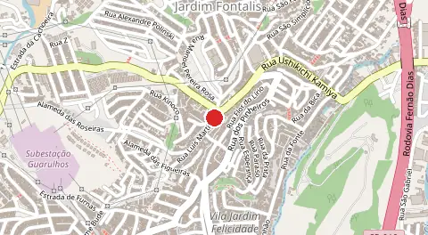 Mapa de Jardim Joana Darc