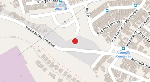 Mapa da localização