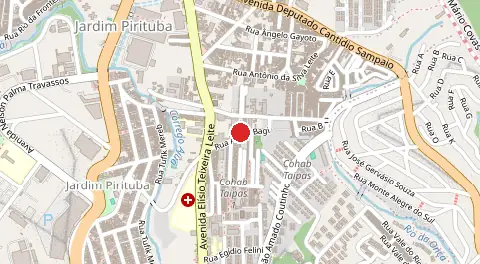 Mapa de Vila Nova Parada