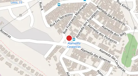 Mapa da localização