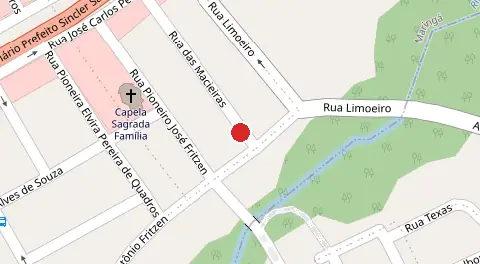 Mapa da localização