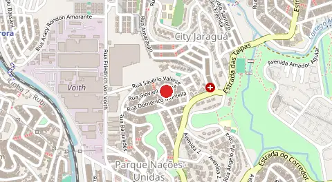 Mapa de Parque Nações Unidas