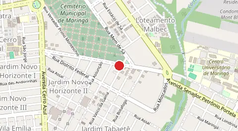 Mapa de Chácara Paulista