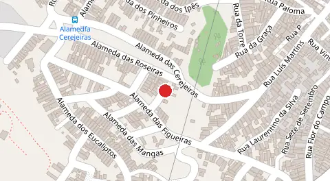 Mapa da localização