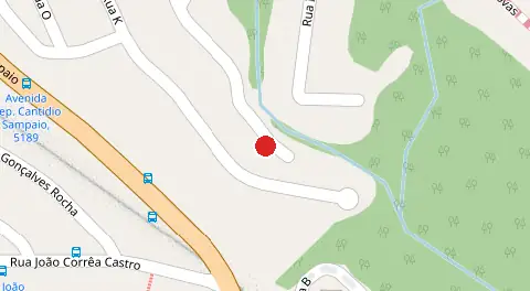 Mapa da localização