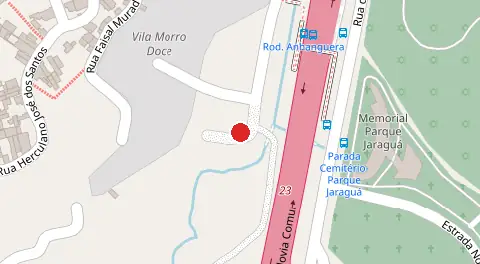 Mapa da localização