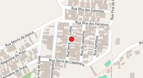 Mapa da localização