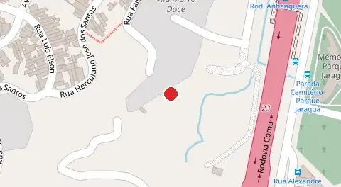 Mapa da localização