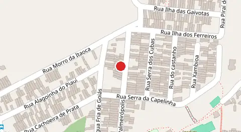 Mapa da localização