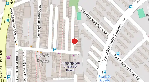Mapa da localização