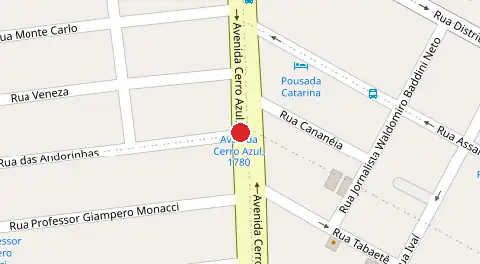 Mapa da localização