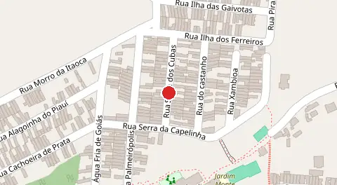 Mapa da localização
