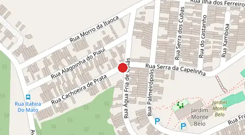 Mapa da localização