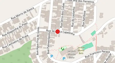 Mapa da localização