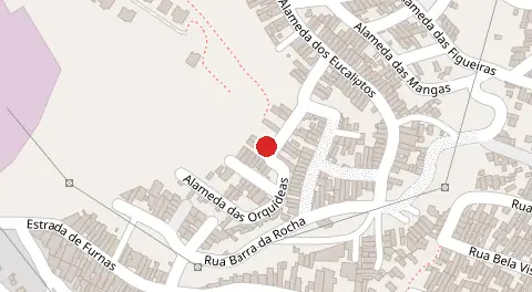 Mapa da localização