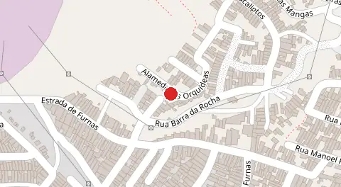 Mapa da localização