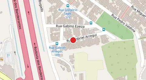Mapa da localização