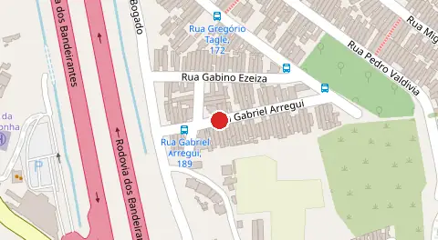 Mapa da localização