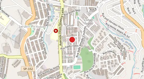 Mapa de Conjunto Residencial Elisio Teixeira Leite