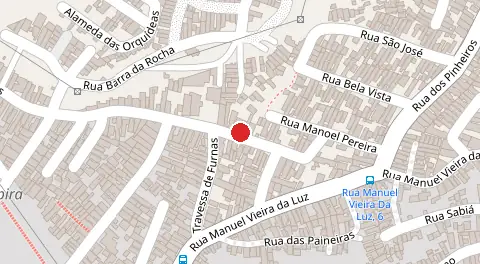 Mapa da localização