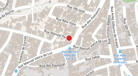Mapa da localização