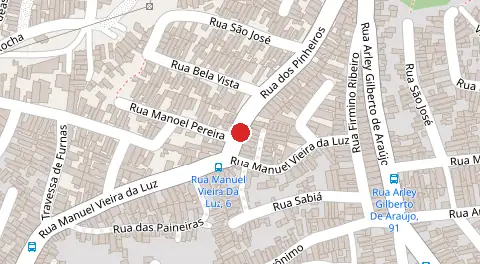 Mapa da localização