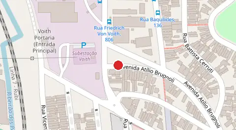 Mapa da localização