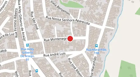 Mapa da localização