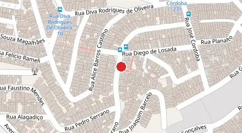 Mapa da localização