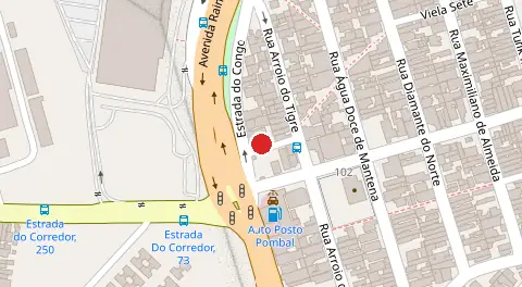 Mapa da localização