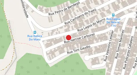 Mapa da localização