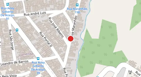 Mapa da localização