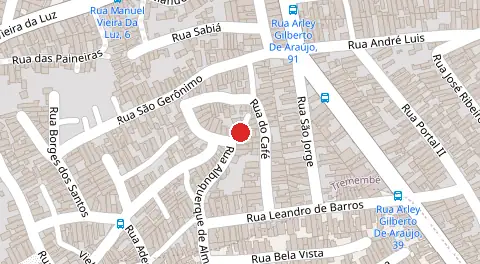Mapa da localização