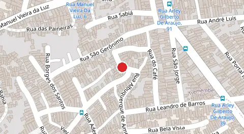 Mapa da localização