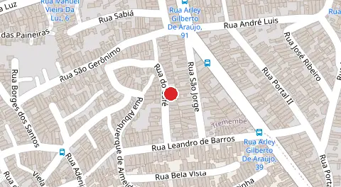 Mapa da localização