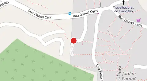Mapa da localização