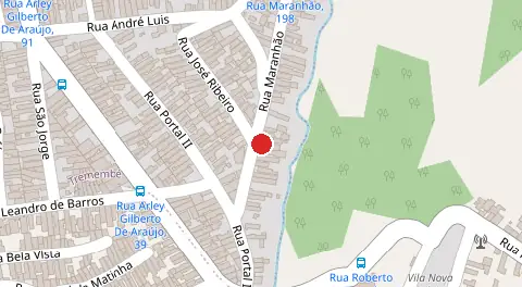 Mapa da localização