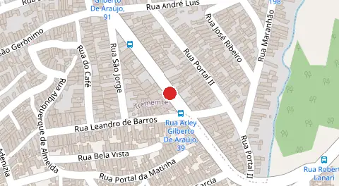 Mapa da localização