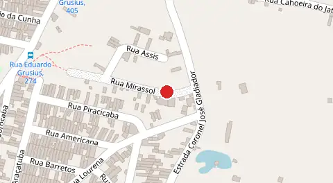 Mapa da localização